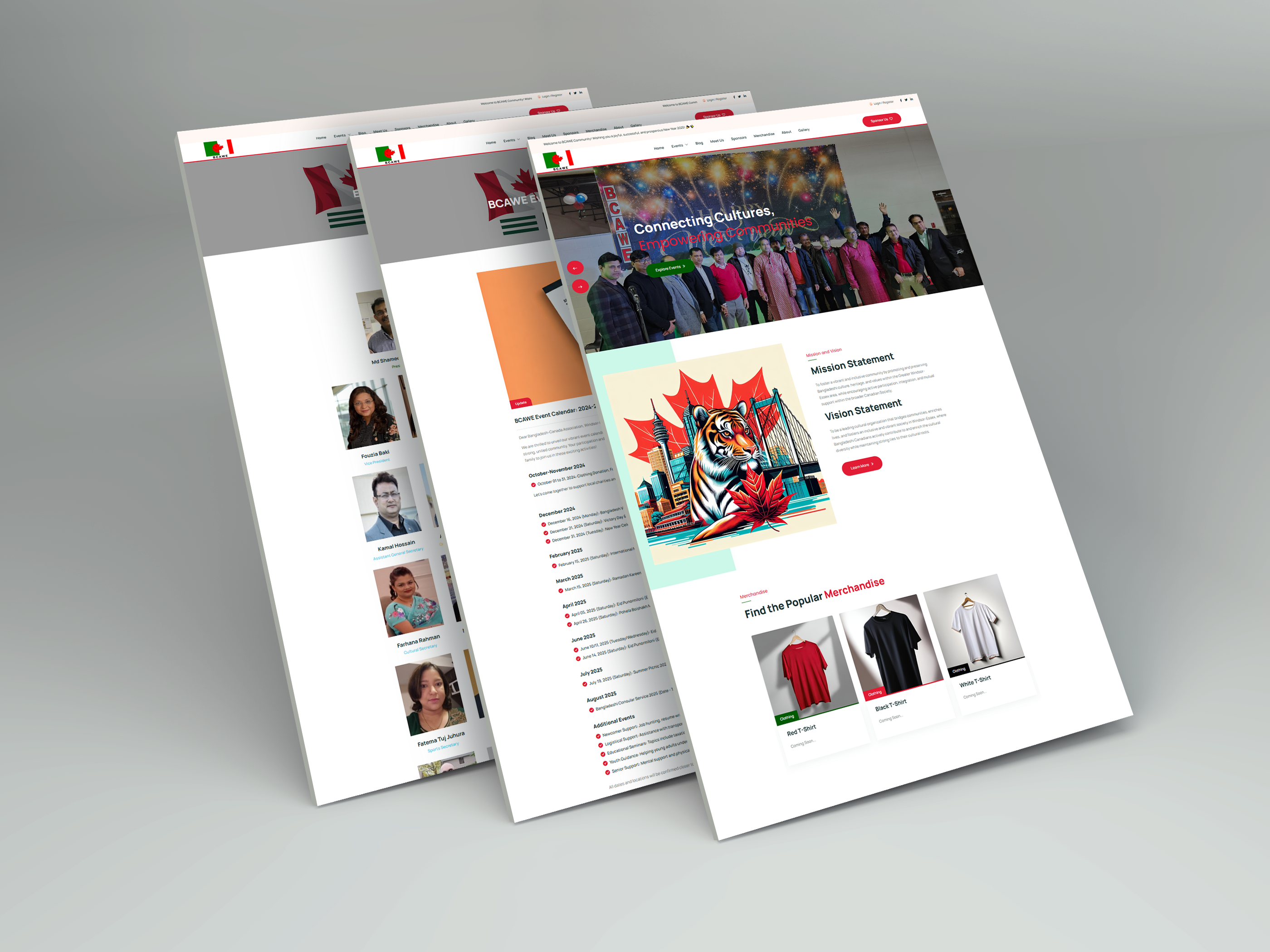 BCAWE - Community Hub Website